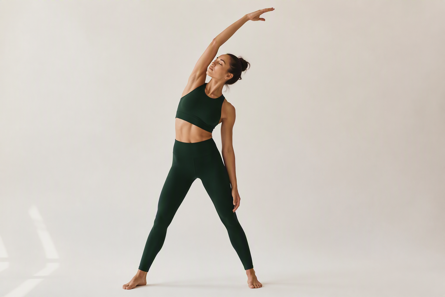 Athlete in premium activewear